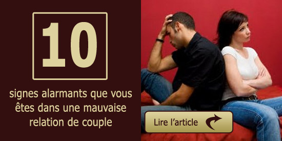 Mauvaise relation de couple