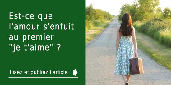 L'amour s'enfuit dans les mots je t'aime