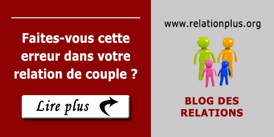 Erreur dans votre relation de couple