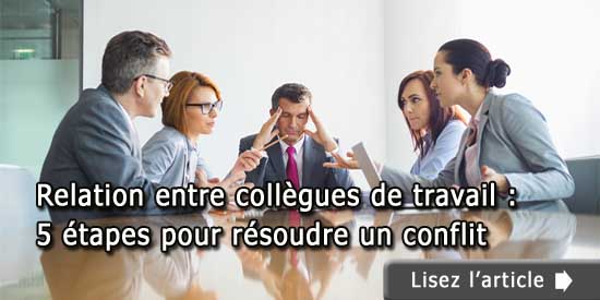 Relation entre collègues de travail