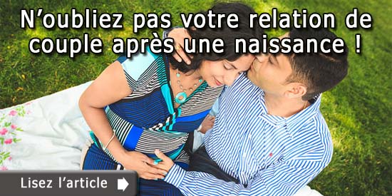 Relation de couple après une naissance