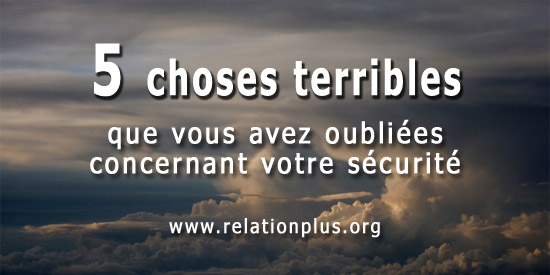5 choses sécurité