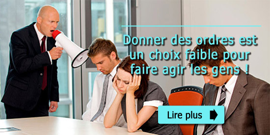 Savoir donner des ordres