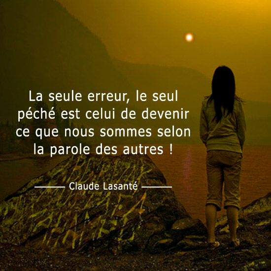 La seule erreur, le seul péché