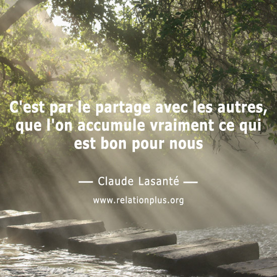 Partager avec les autres