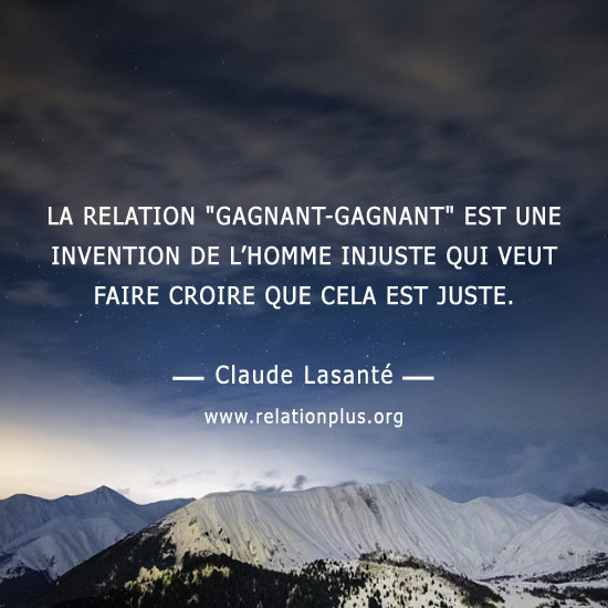Relation gagnant-gagnant