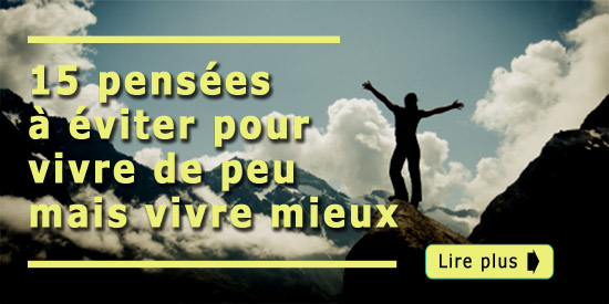 Vivre de peu mais vivre mieux