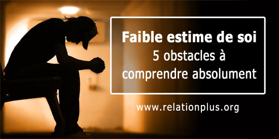 Faible estime de soi