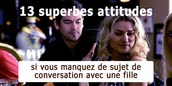 Sujet de conversation avec une fille