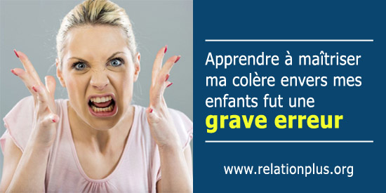 Apprendre à maîtriser ma colère