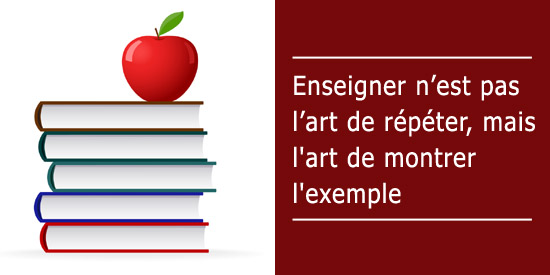 Enseigner n'est pas l'art de répéter