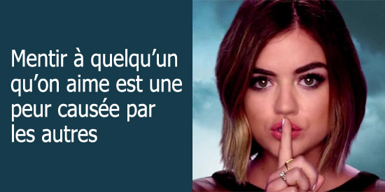 Mentir à quelqu'un qu'on aime