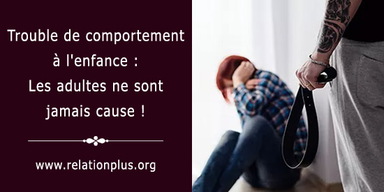Trouble de comportement à l'enfance