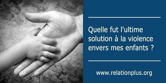 L'ultime solution à la violence
