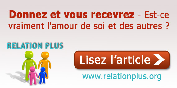 Donner pour recevoir