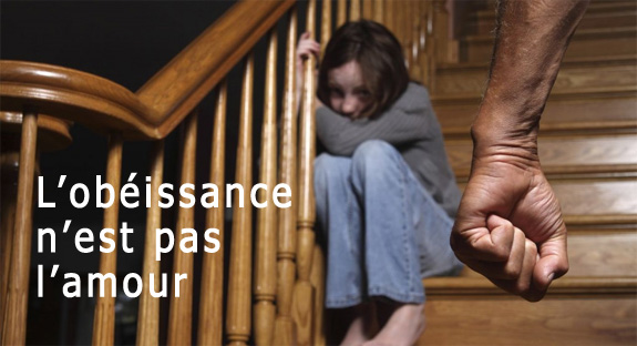 Obéissance des parents n'est pas l'amour dans la relation