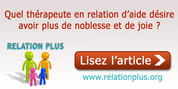 Thérapeute en relation d'aide