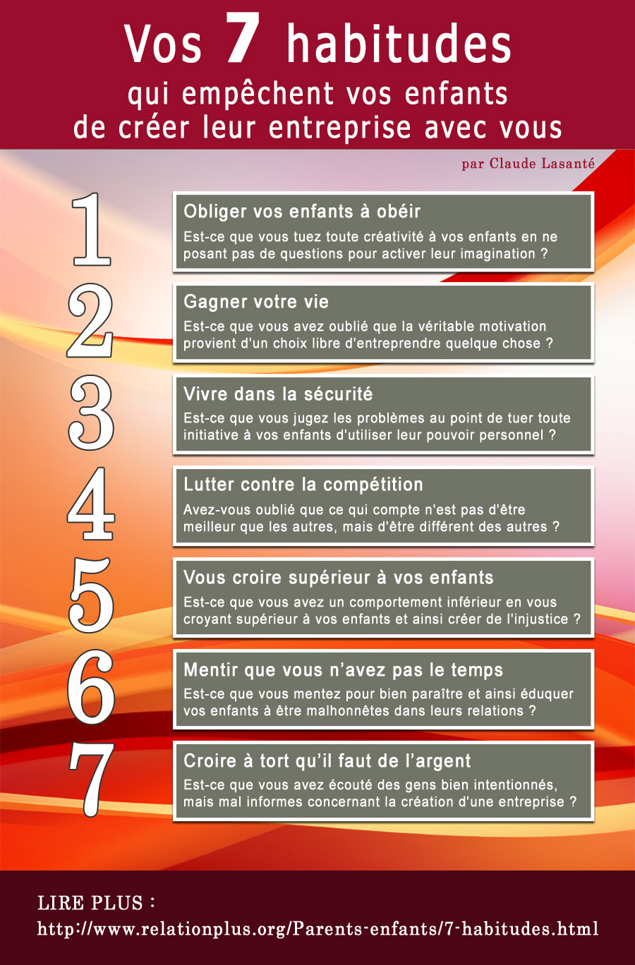 7 habitudes création entreprise