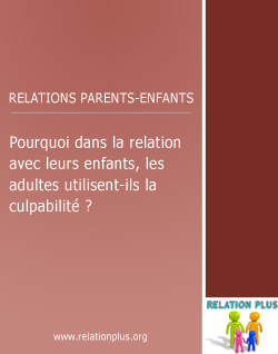 Enfants et cupabilité