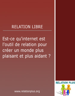 Internet outil de relation